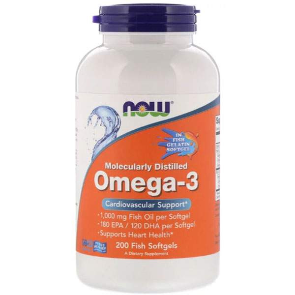 NOW Omega-3 (200 гель-капс)
