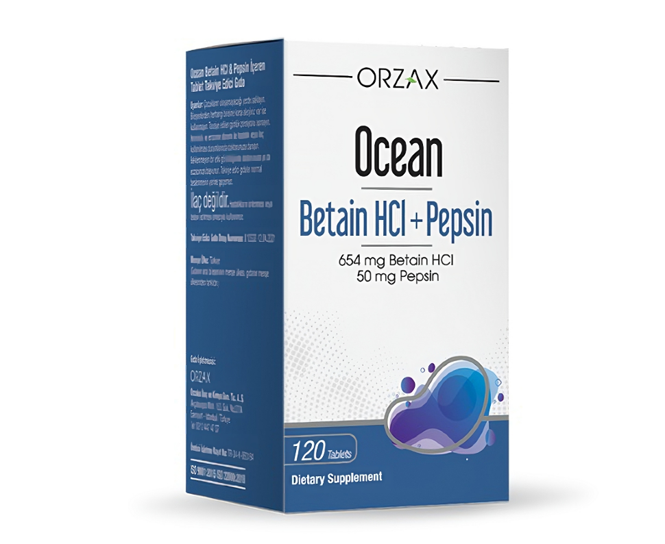 Ocean Betaine HCl + Pepsin (120 таб)