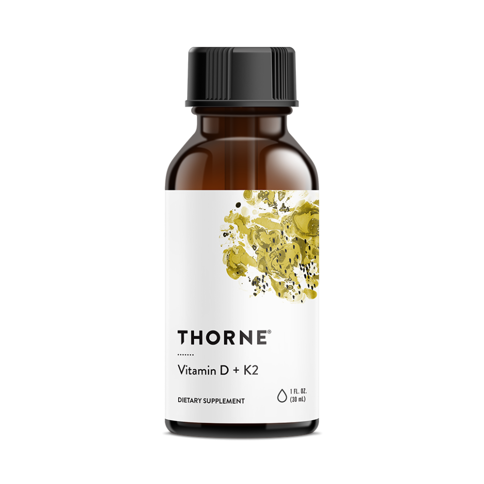Thorne Research Vitamin D + K2 Liquid (30 мл)
