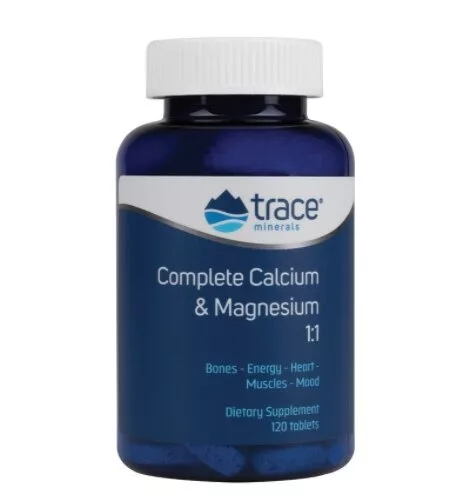 Trace Minerals Complete Cal/Mag 1:1 - (500mg/500mg) (120 таб.)
