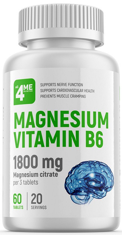 all4ME Magnesium Vitamin B6 (60 таб)