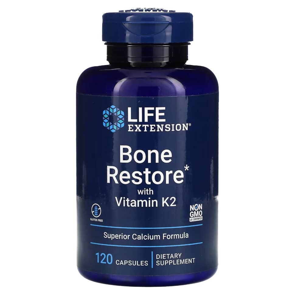 LIFE Extension Bone Restore with Vitamin K2 (120 капс)
