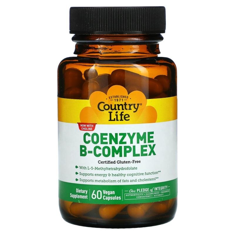 Country Life Сoenzyme B-complex (60 капс)