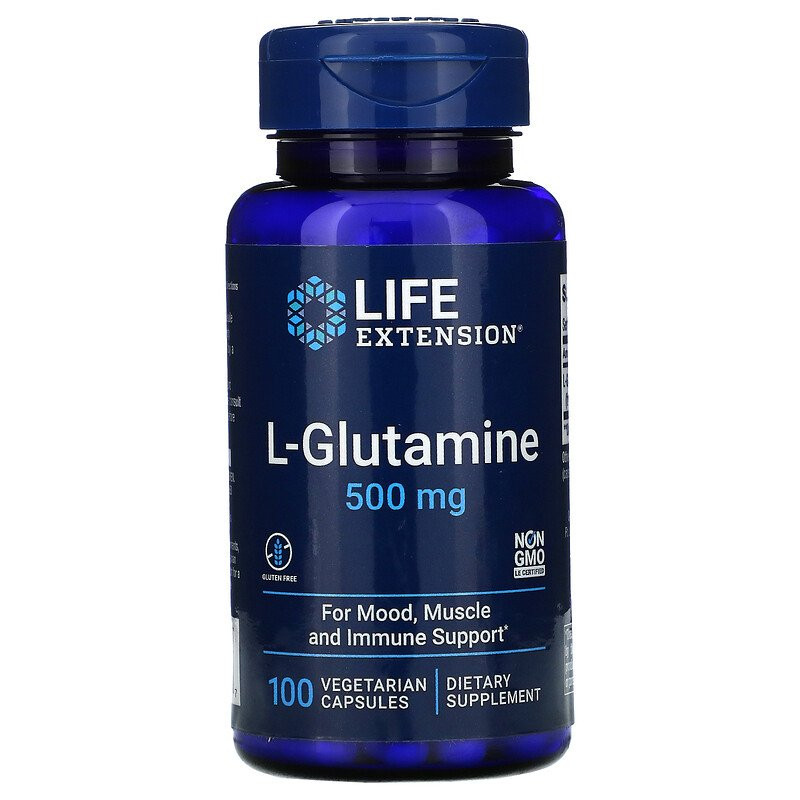LIFE Extension L-Glutamine 500 mg (100 капс)