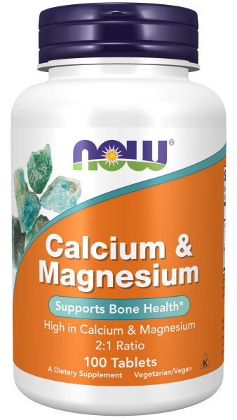 NOW Calcium-Magnesium 500/250 mg (100 таб)