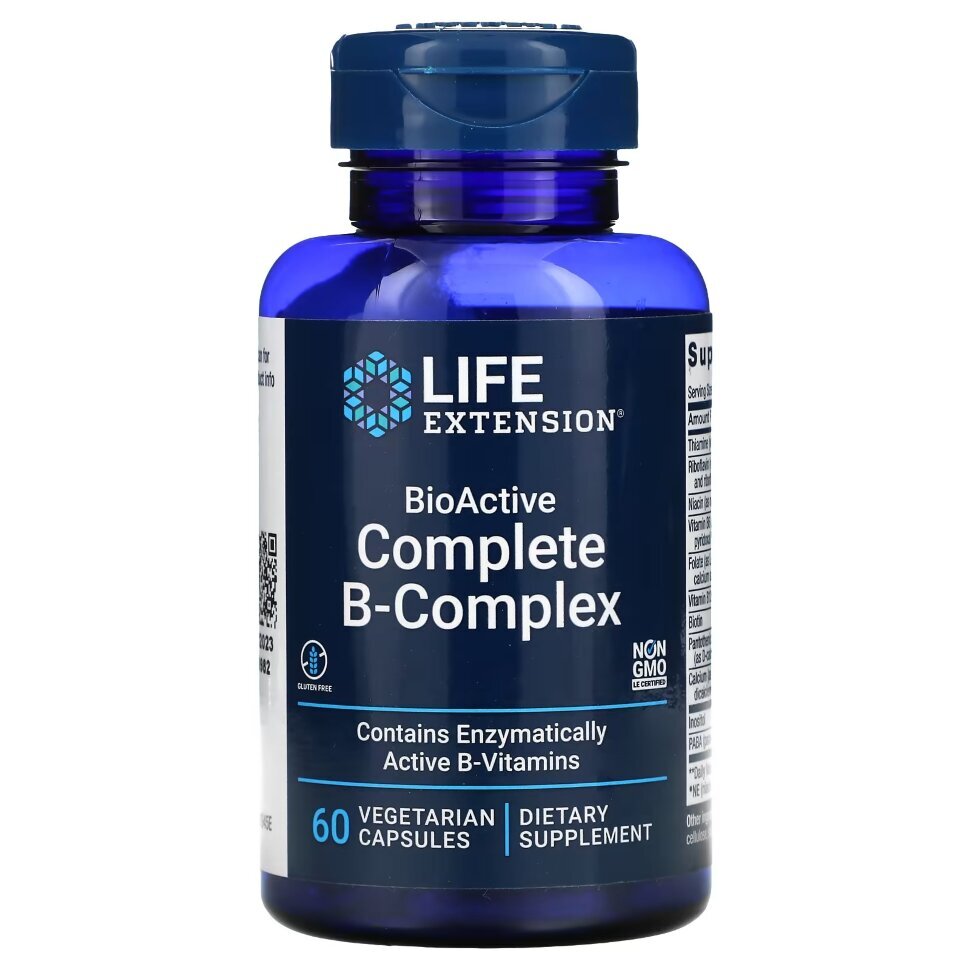 LIFE Extension BioActive Complete B-Complex (60 капс)