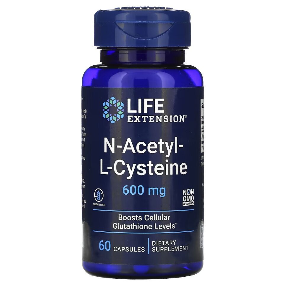 LIFE Extension N-Acetyl-L-Cysteine (NAC) 600 mg (60 капс)