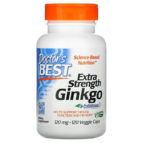 Doctor's Best Extra Strength Ginkgo 120 mg (120 капс)