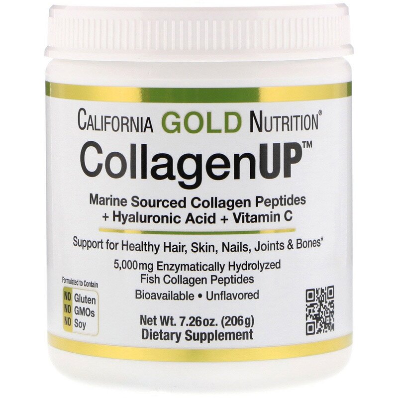 California Gold Nutrition CollagenUP Marine Collagen Peptides (206 гр)