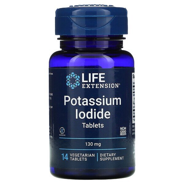 LIFE Extension Potassium Iodide Tablets 130 mg (14 таб)
