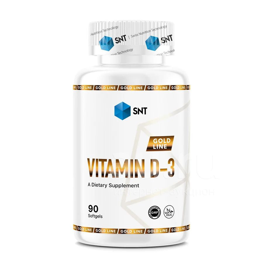 SNT GOLD Line Vitamin D3 5000 IU (90 капс)