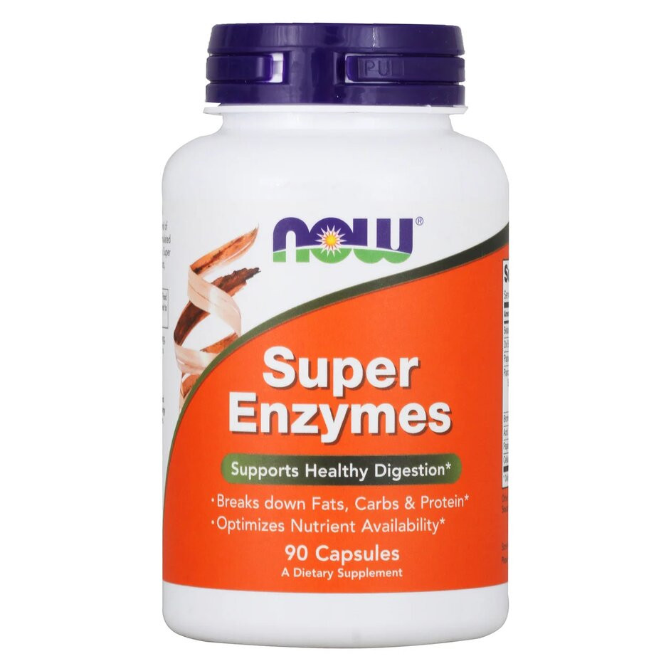 NOW Super Enzymes (90 капс)