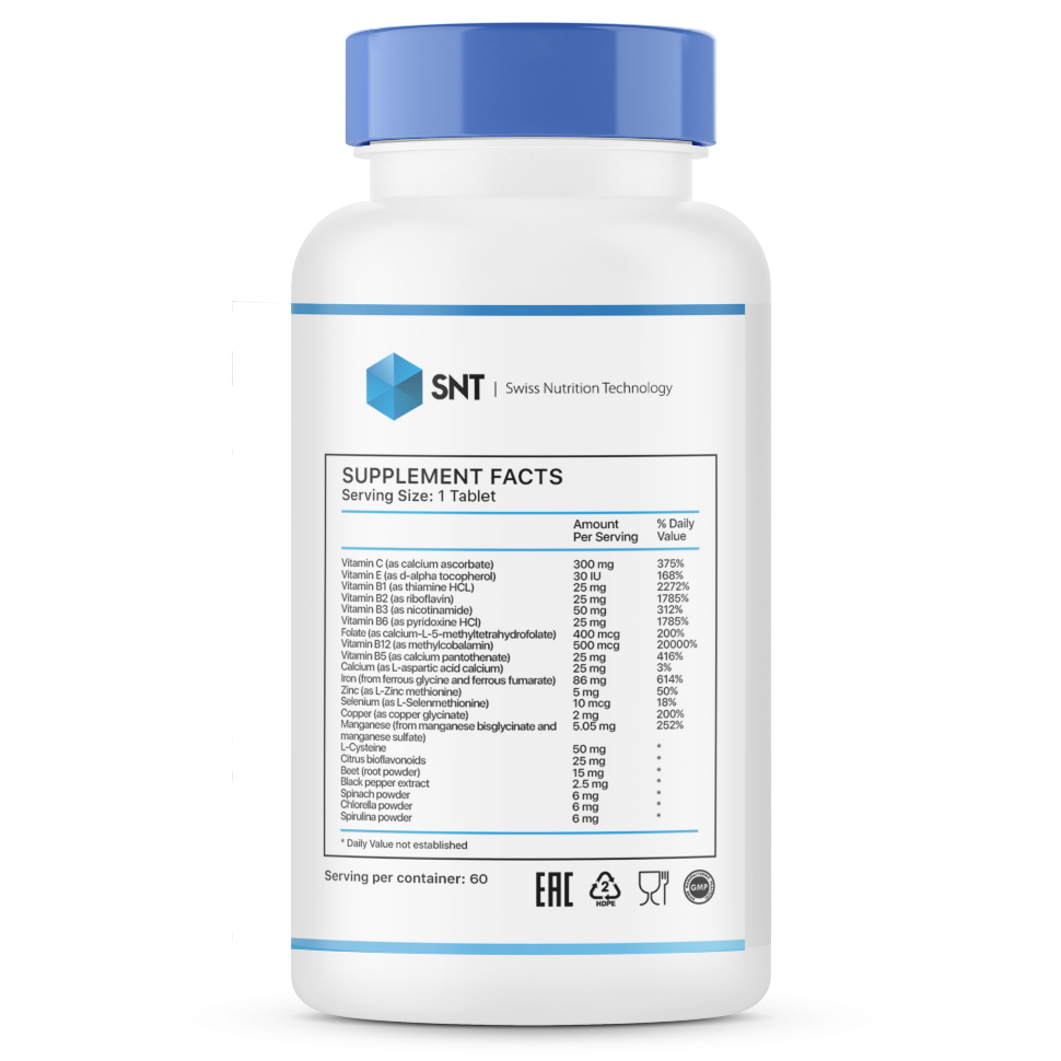 Железо SNT Hema-Plex 1700 мг 60 таб