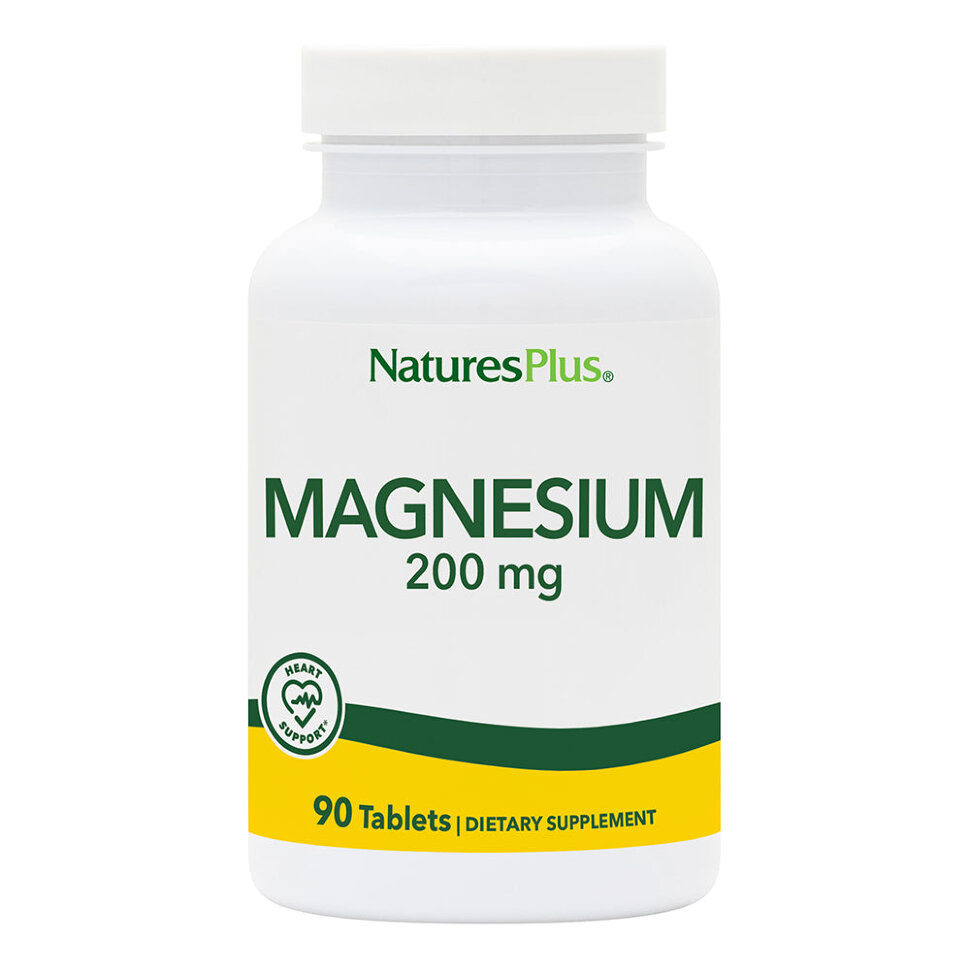 NaturesPlus Magnesium 200mg Elemental (90 таб)