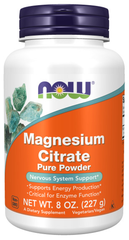 NOW Magnesium Citrate Powder (227 гр)