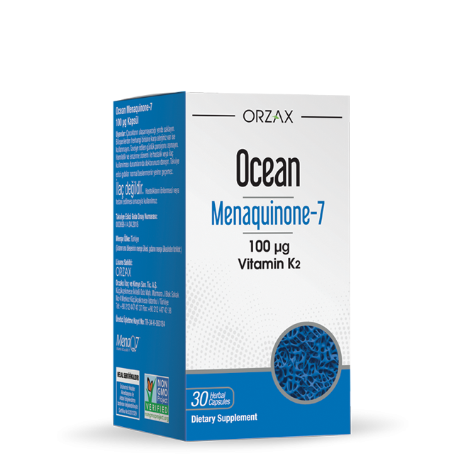 Ocean Menaquinone-7 (витамин K 2) 100 мкг (30 капс)